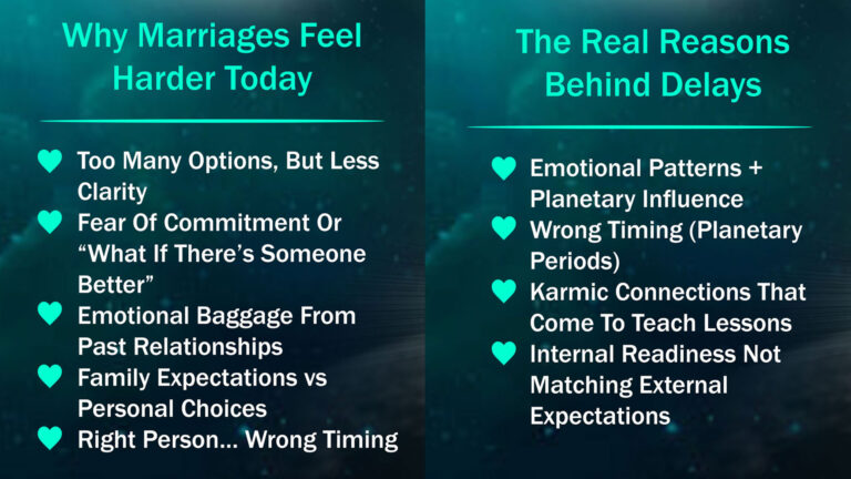 Why Marriages Feel Harder Today: Astrological Reasons & Real Solutions
