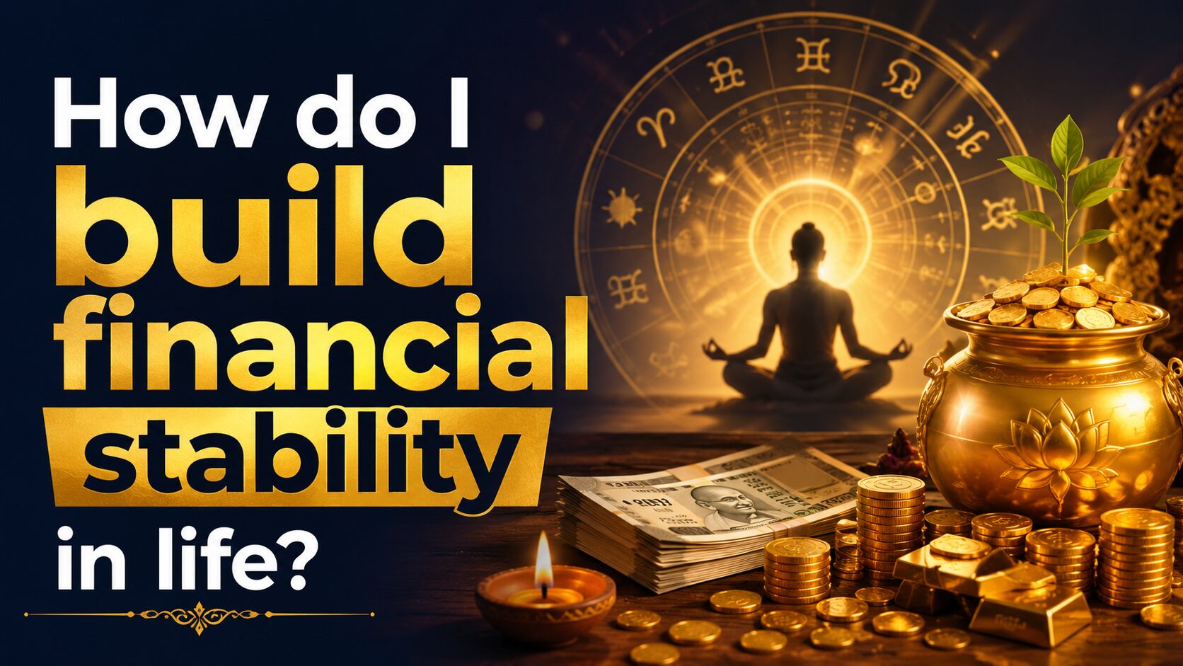How do I build financial stability in life?
