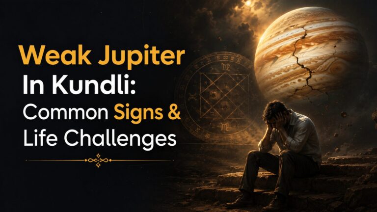 Weak Jupiter In Kundli: Common Signs & Life Challenges