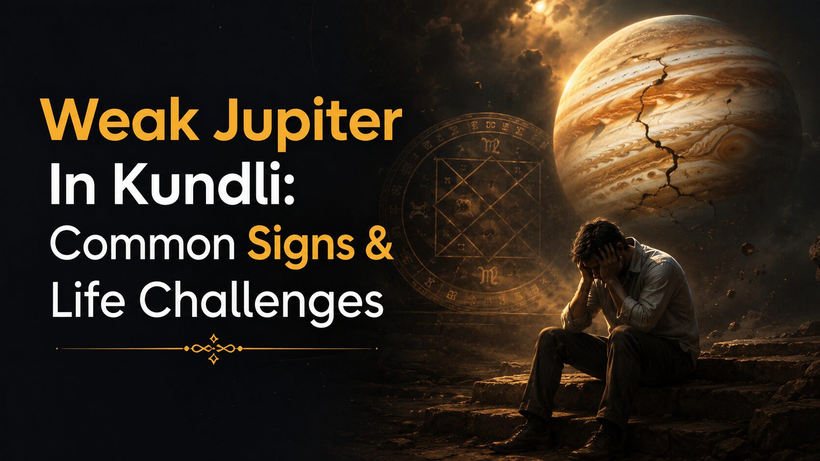 Weak Jupiter In Kundli: Common Signs & Life Challenges