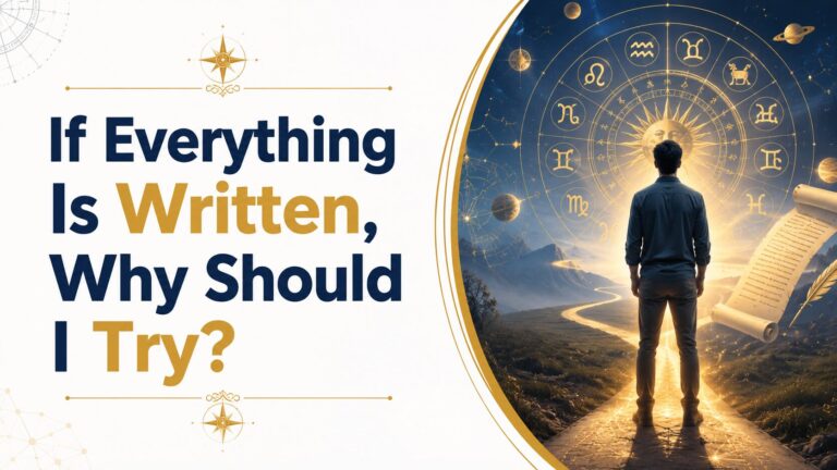 If Everything Is Written, Why Should I Try?