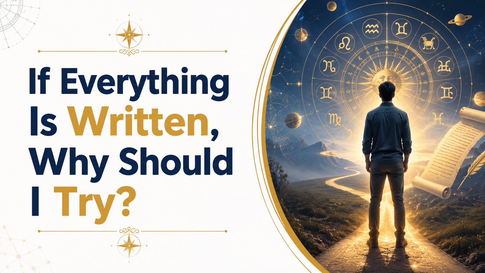 If Everything Is Written, Why Should I Try?