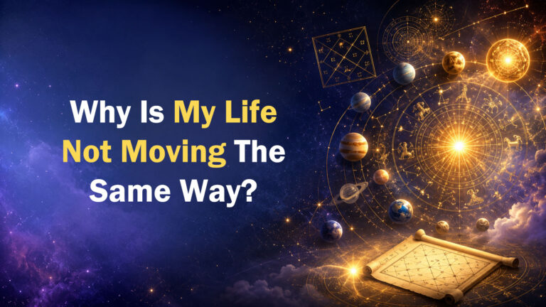 Why is my life not moving the same way?