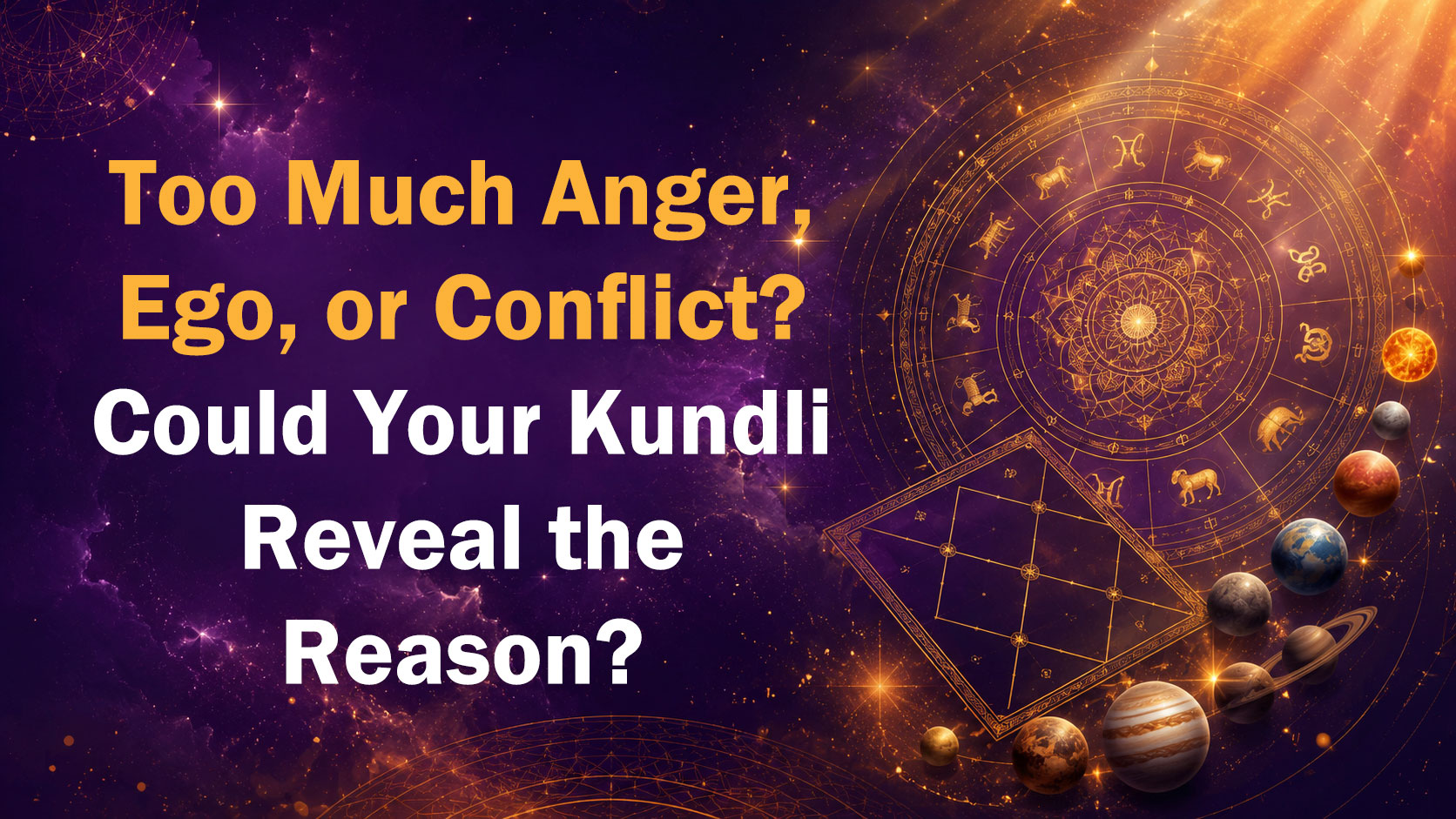 Too Much Anger, Ego, or Conflict? Could Your Kundli Reveal the Reason?