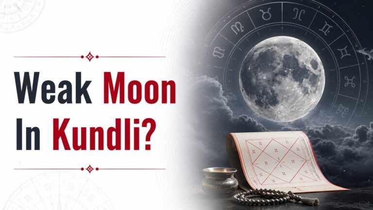 Weak Moon In Kundli?