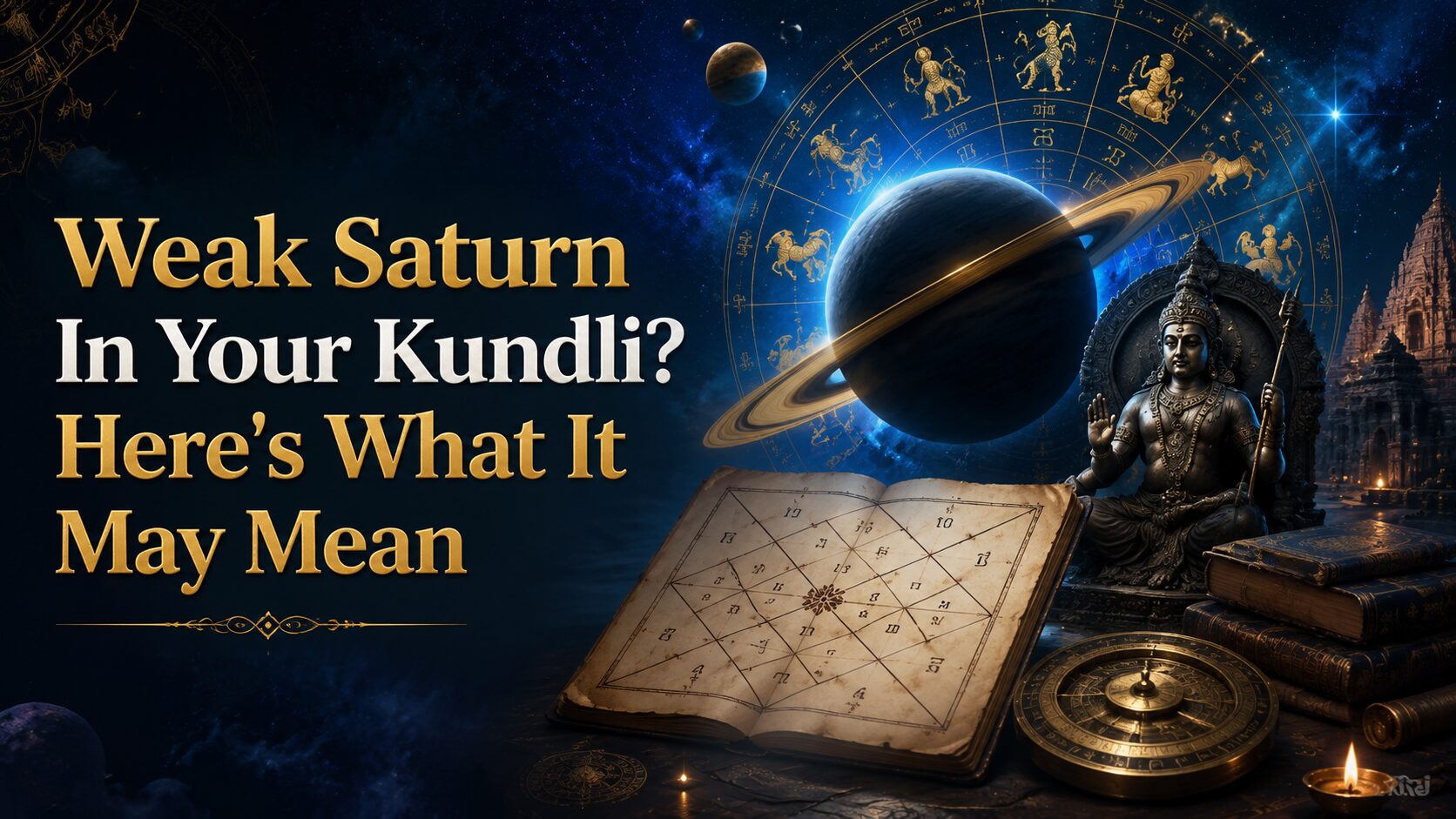 Weak Saturn In Your Kundli? Here’s What It May Mean